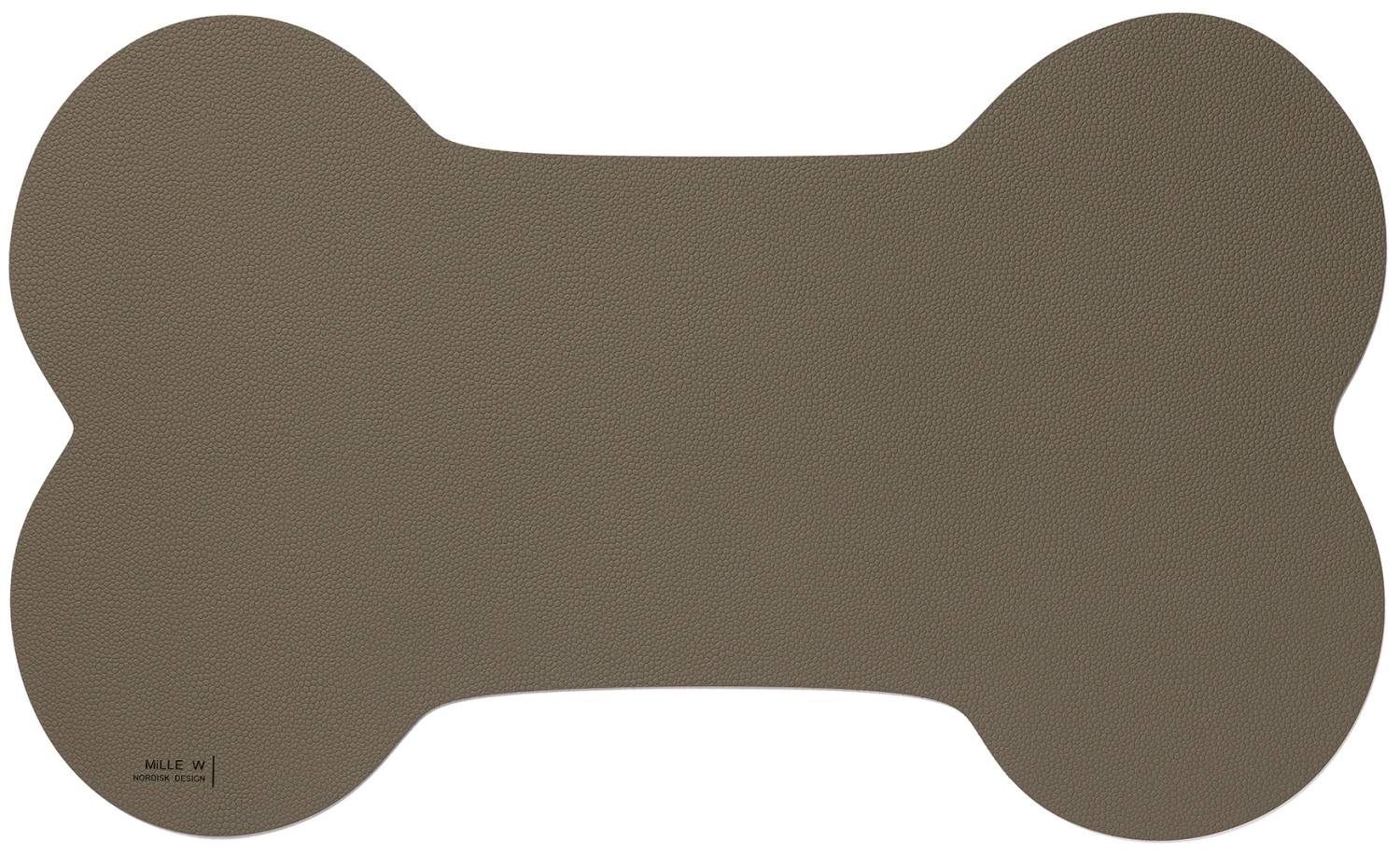 Tapis pour gamelle chien 50x30cm M gris