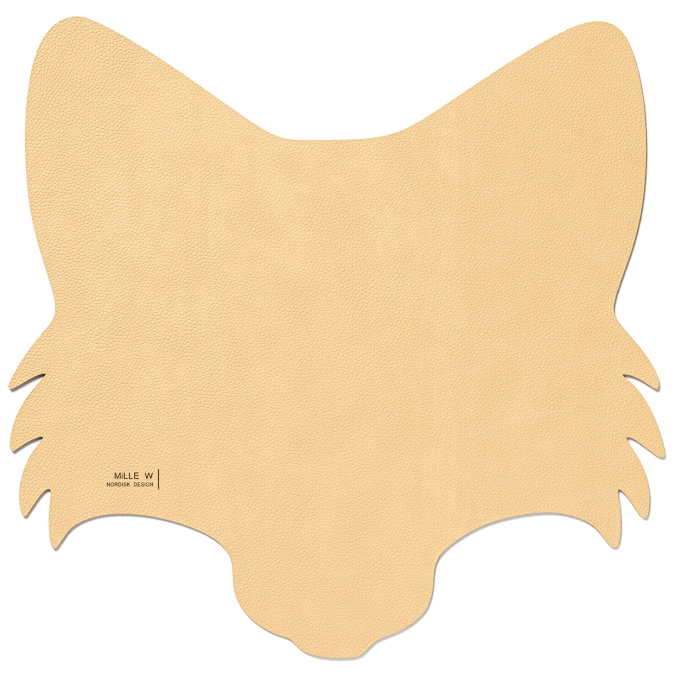 Set de table renard beige
