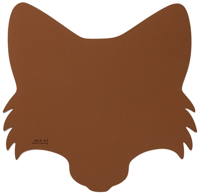 Set de table renard cognac