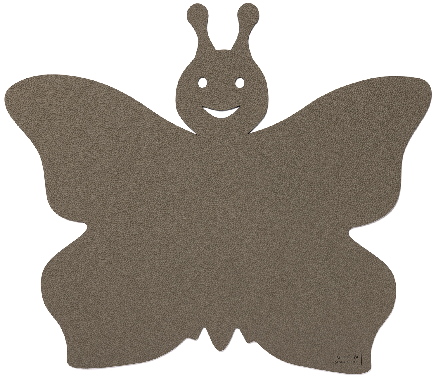 Set de table enfant papillon gris