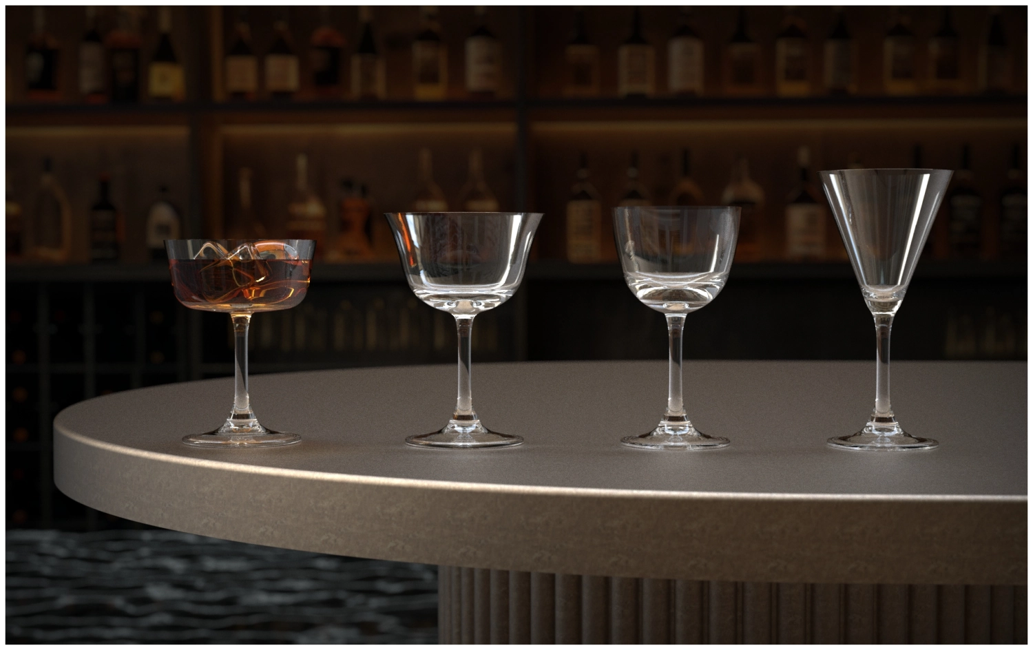 6er Set Classic Bar Martini
