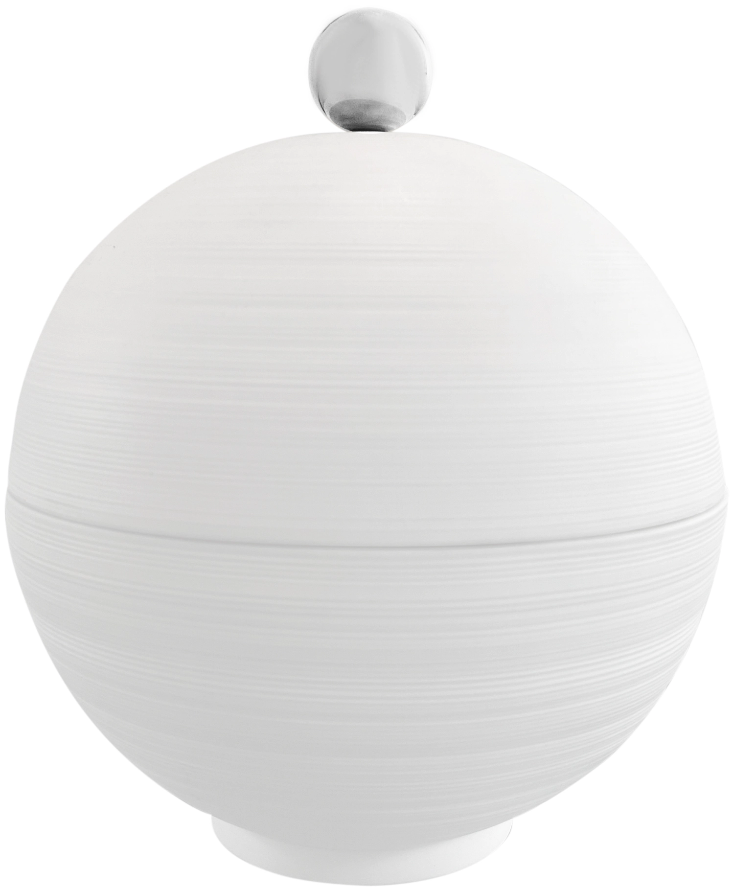 Hemisphere Bonbonnière en acier inoxydable 15,7 x 18 cm