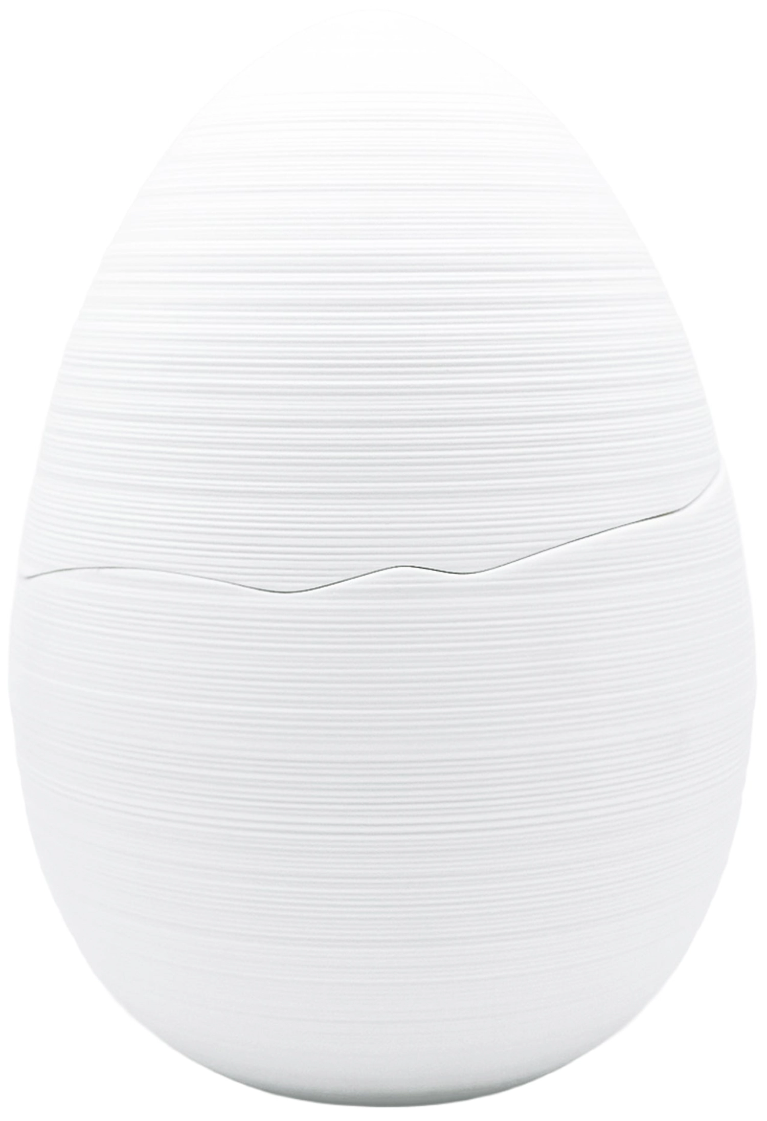 Hemispère Œuf en porcelaine 20 x 14 cm