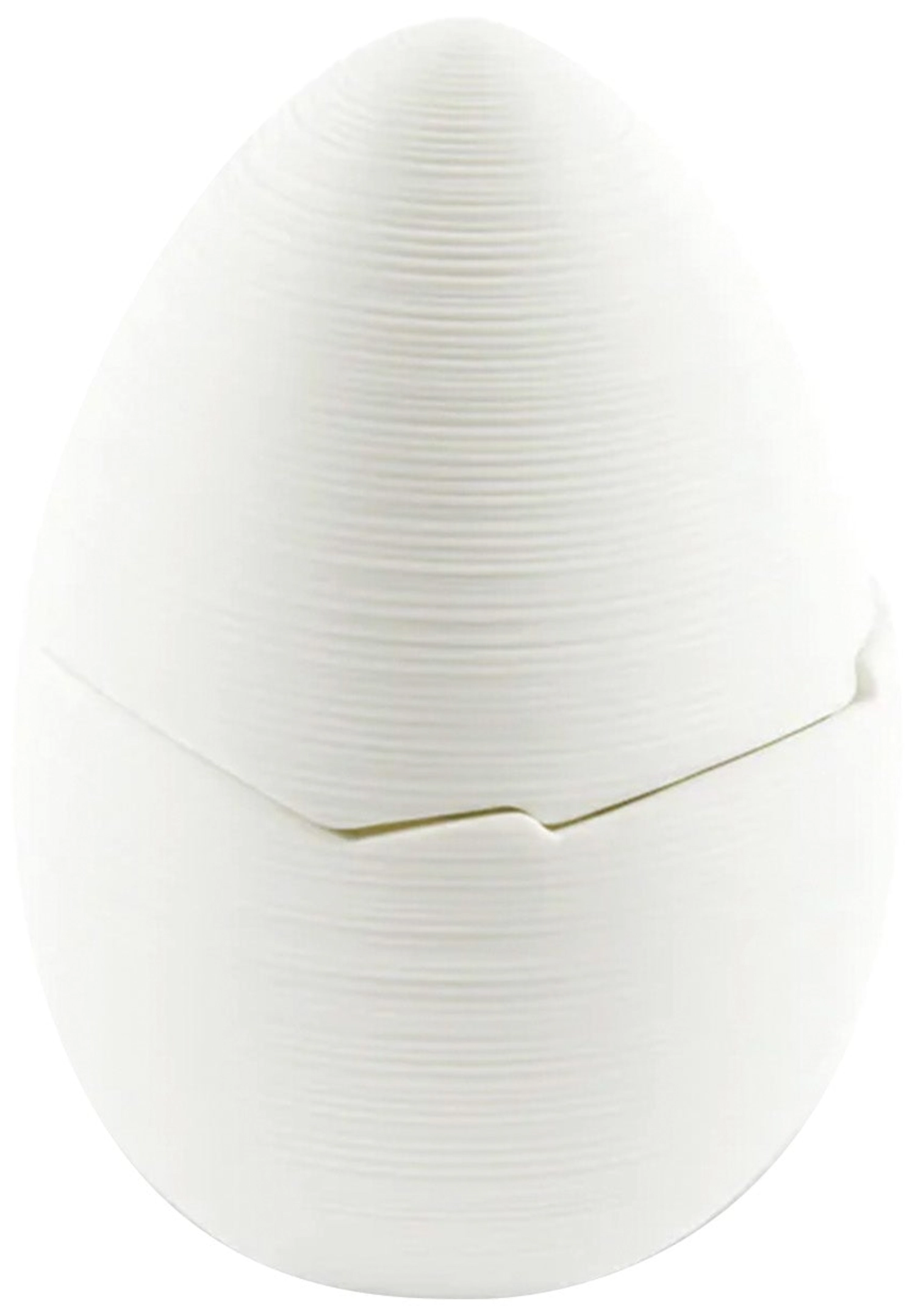 Hemispère Œuf en porcelaine 10 x 7 cm
