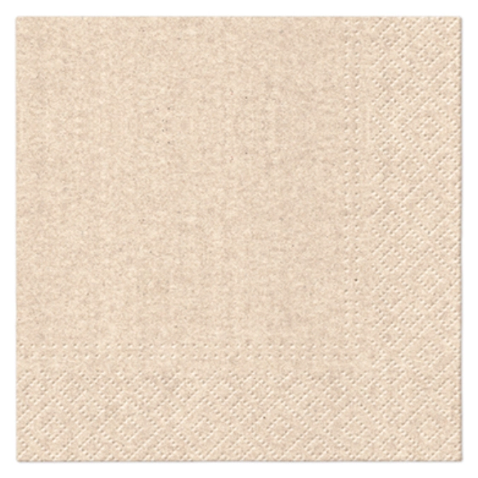 Servietten Cocktail 40x We care Uni 33x33cm