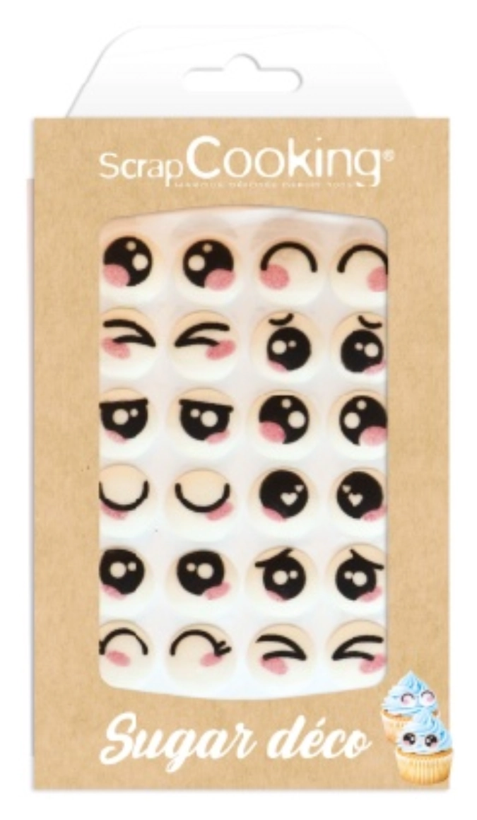 Zuckerdekor Kawaii Augen