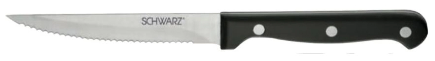 6er Set Steak-/Pizzamesser gezahnt