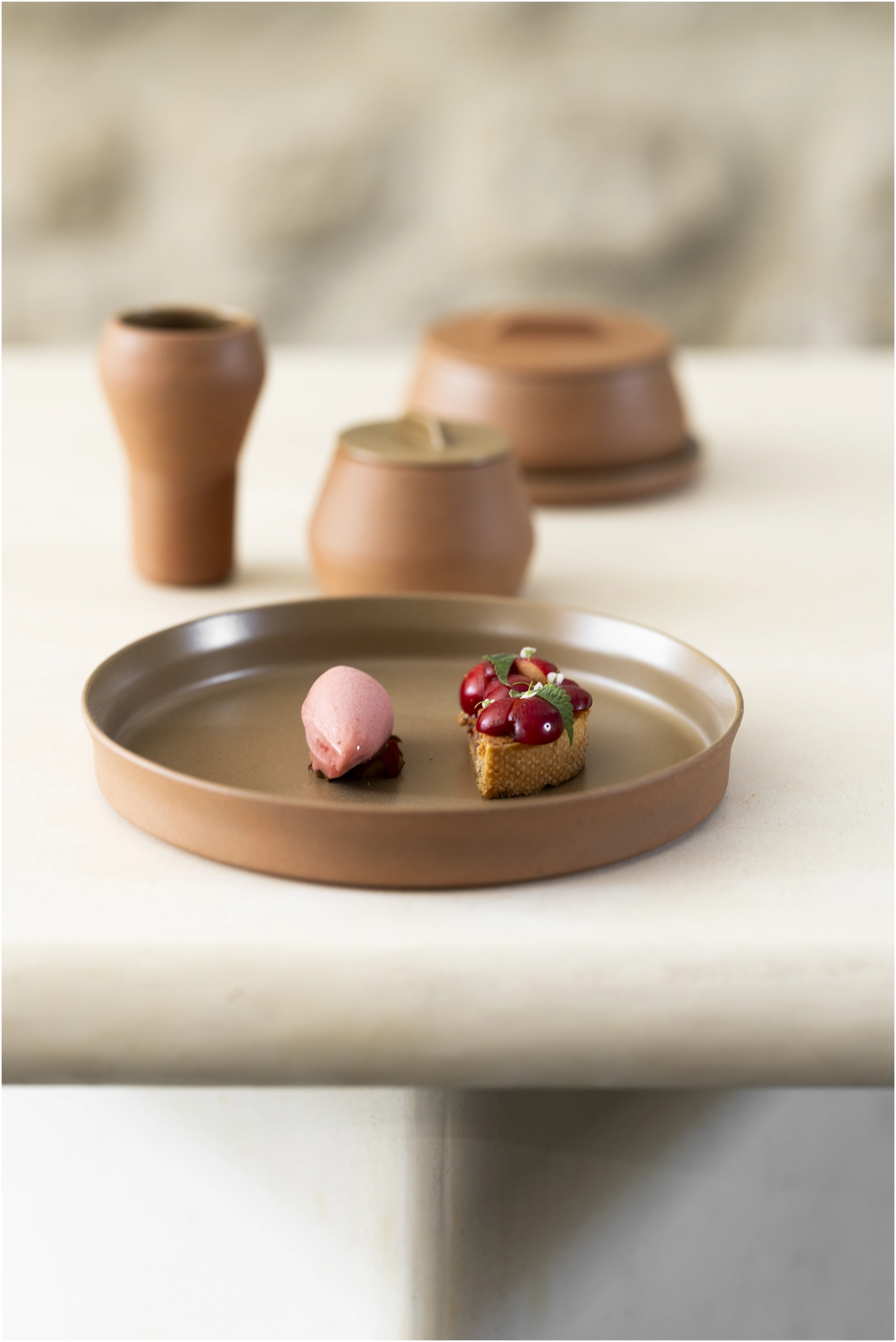 Contre-Jour Zuckerdose mit Deckel