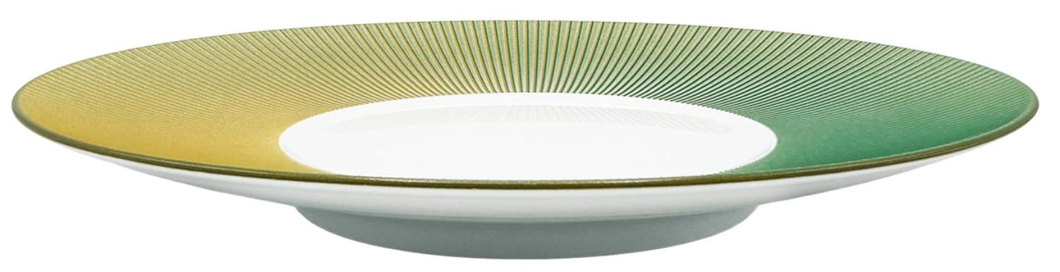 Assiette à pain Bolero Iridescent verte