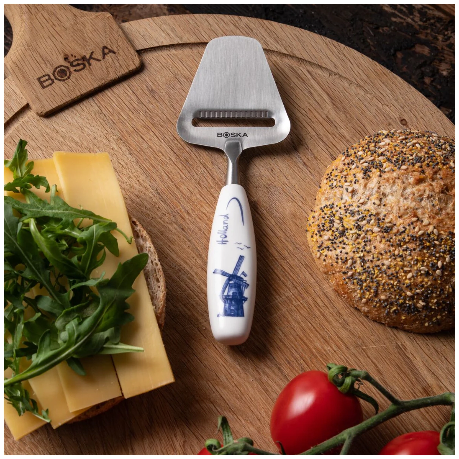 Coupe-fromage Holland petit modèle bleu
