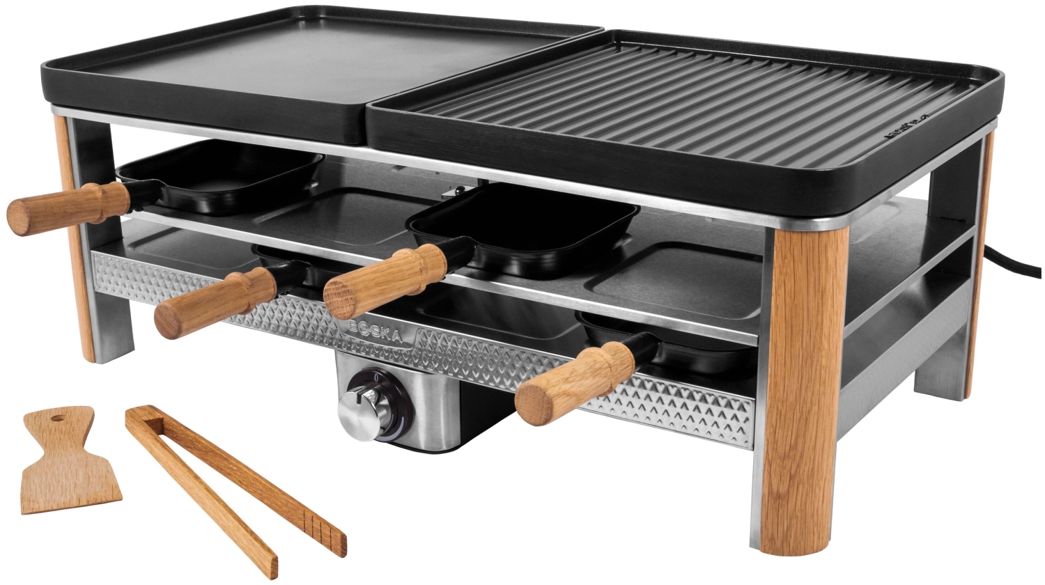 Grill à raclette Pro pour 8 personnes
