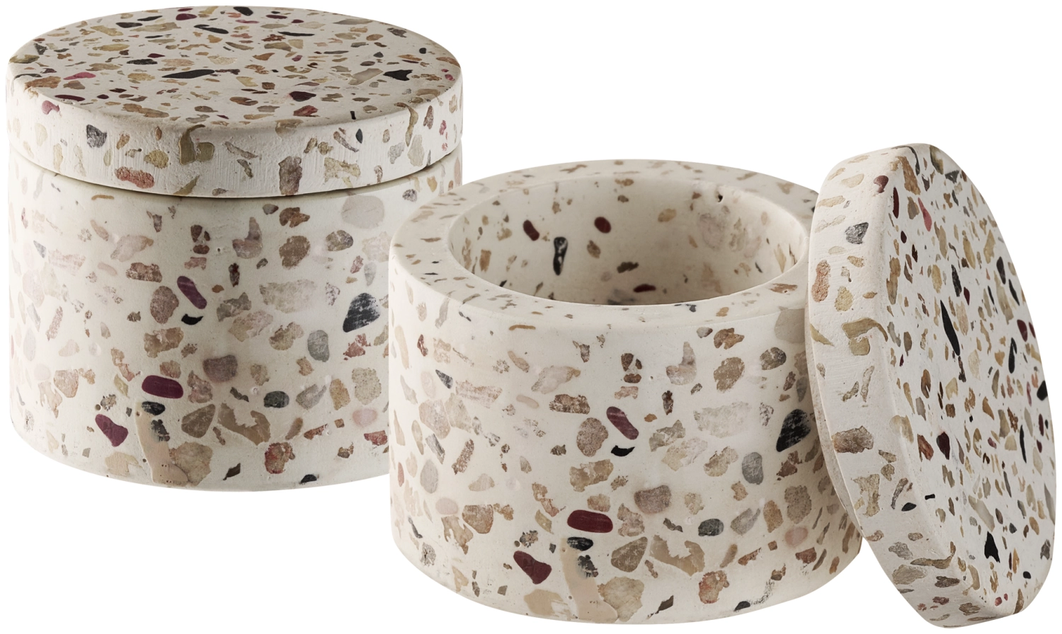 2er Set Terrazzo Dose