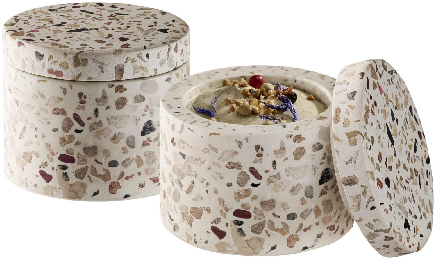2er Set Terrazzo Dose