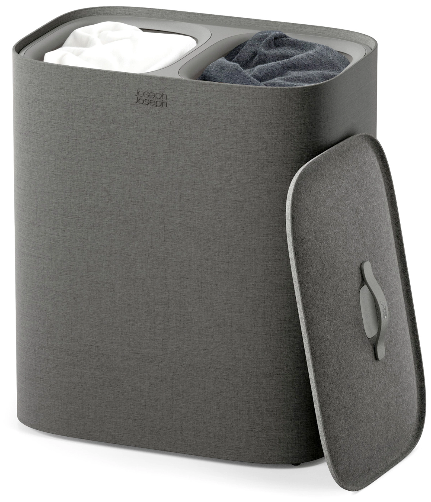 Tota Twin 90l Wäschetrennkorb 2x45l forest grey