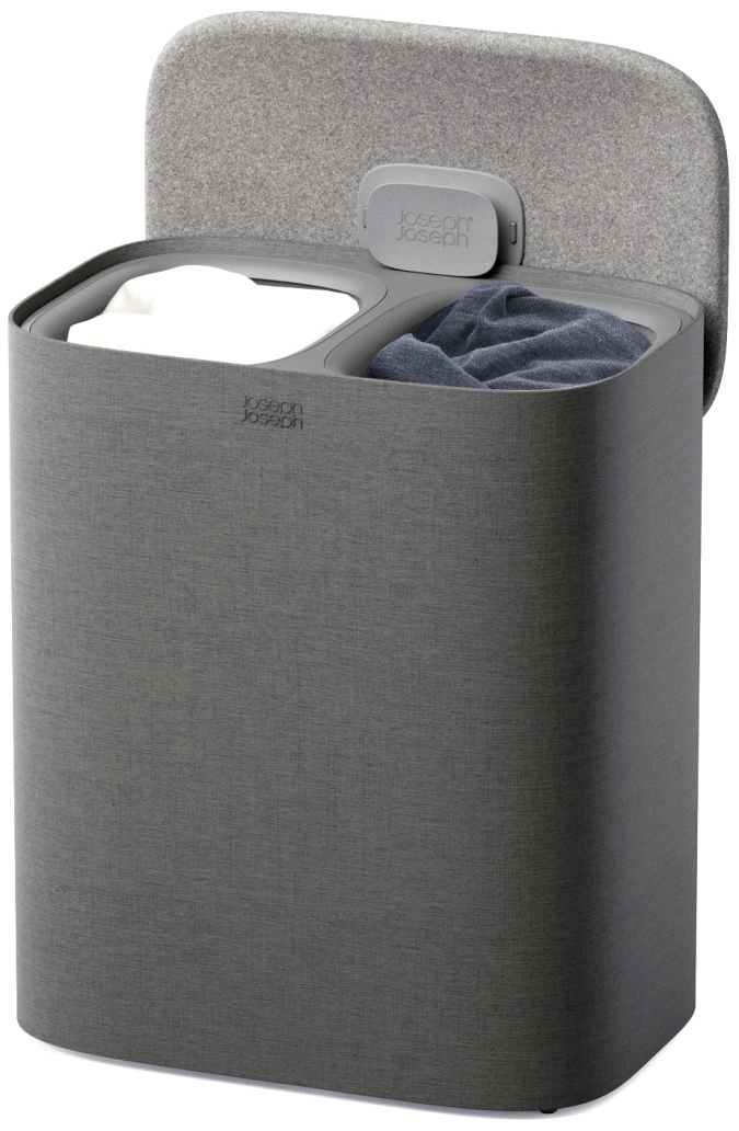Tota Twin 90l panier à linge 2x45l forest grey