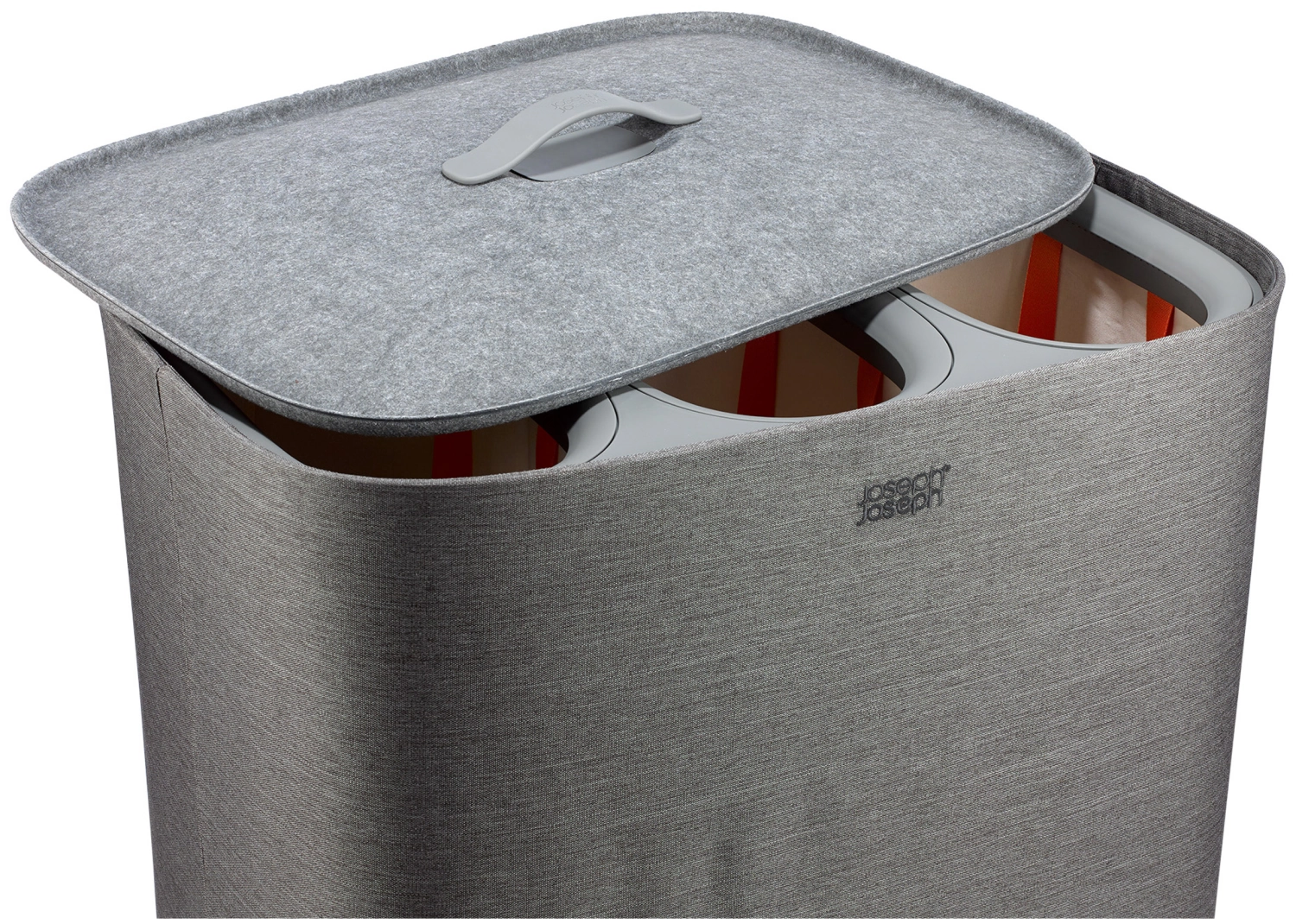 Tota Trio 90l panier à linge 3x30l forest grey