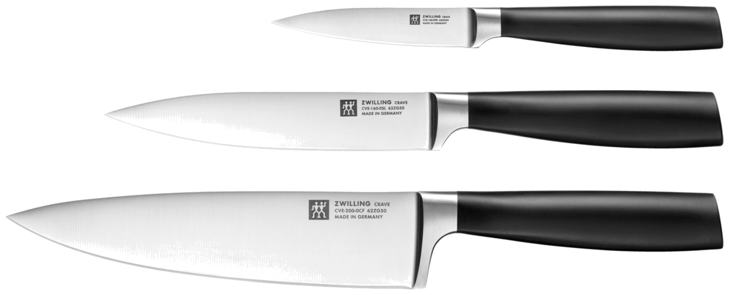 Set Crave couteaux office/trancher/chef