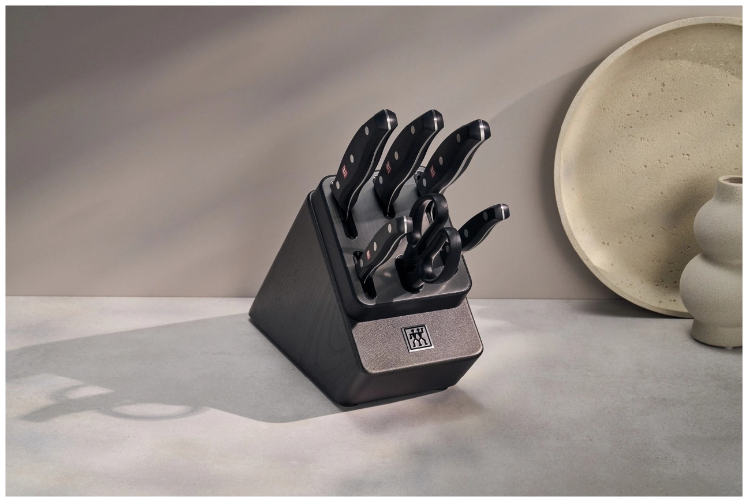 7tlg. Signature Messerblock Kunststoff schwarz
