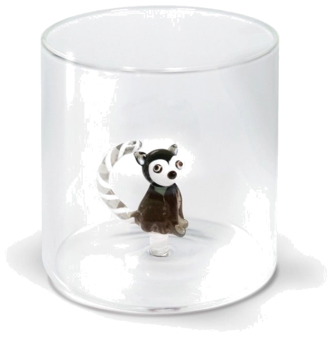 Borosilikat Trinkglas Lemur