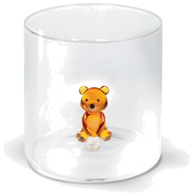 Borosilikat Trinkglas Teddybär