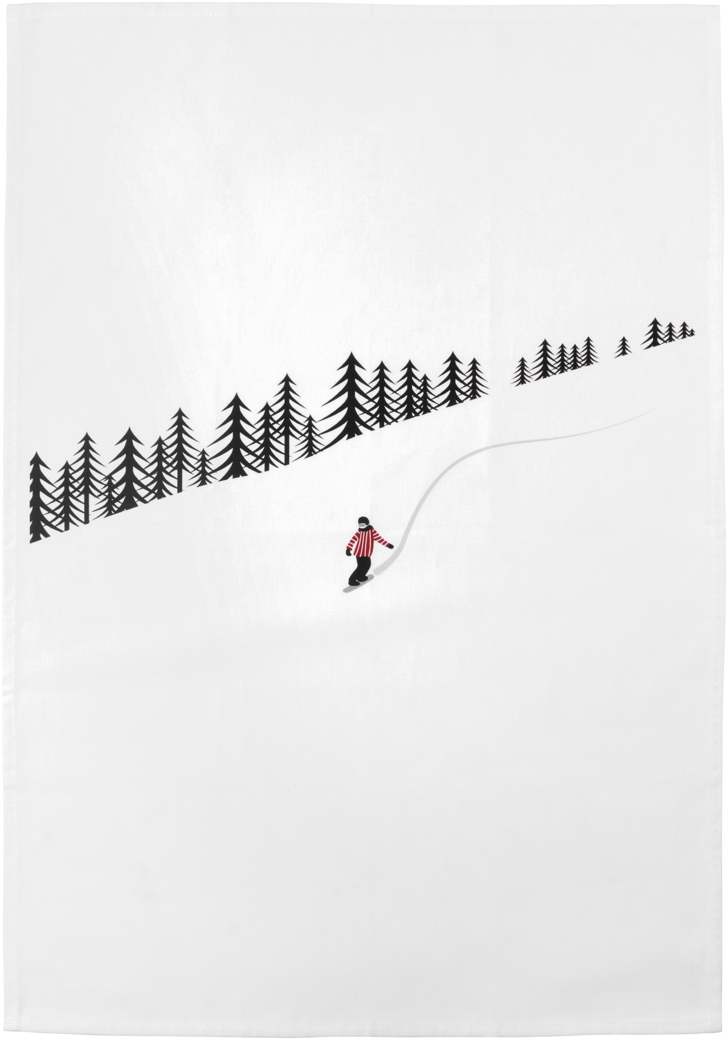Geschirrtuch Snowboarding