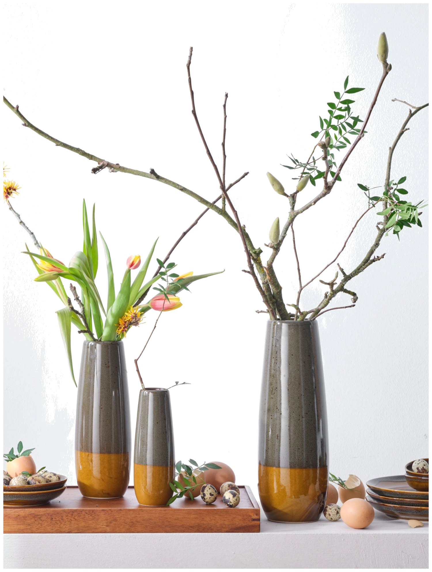 Vase platine