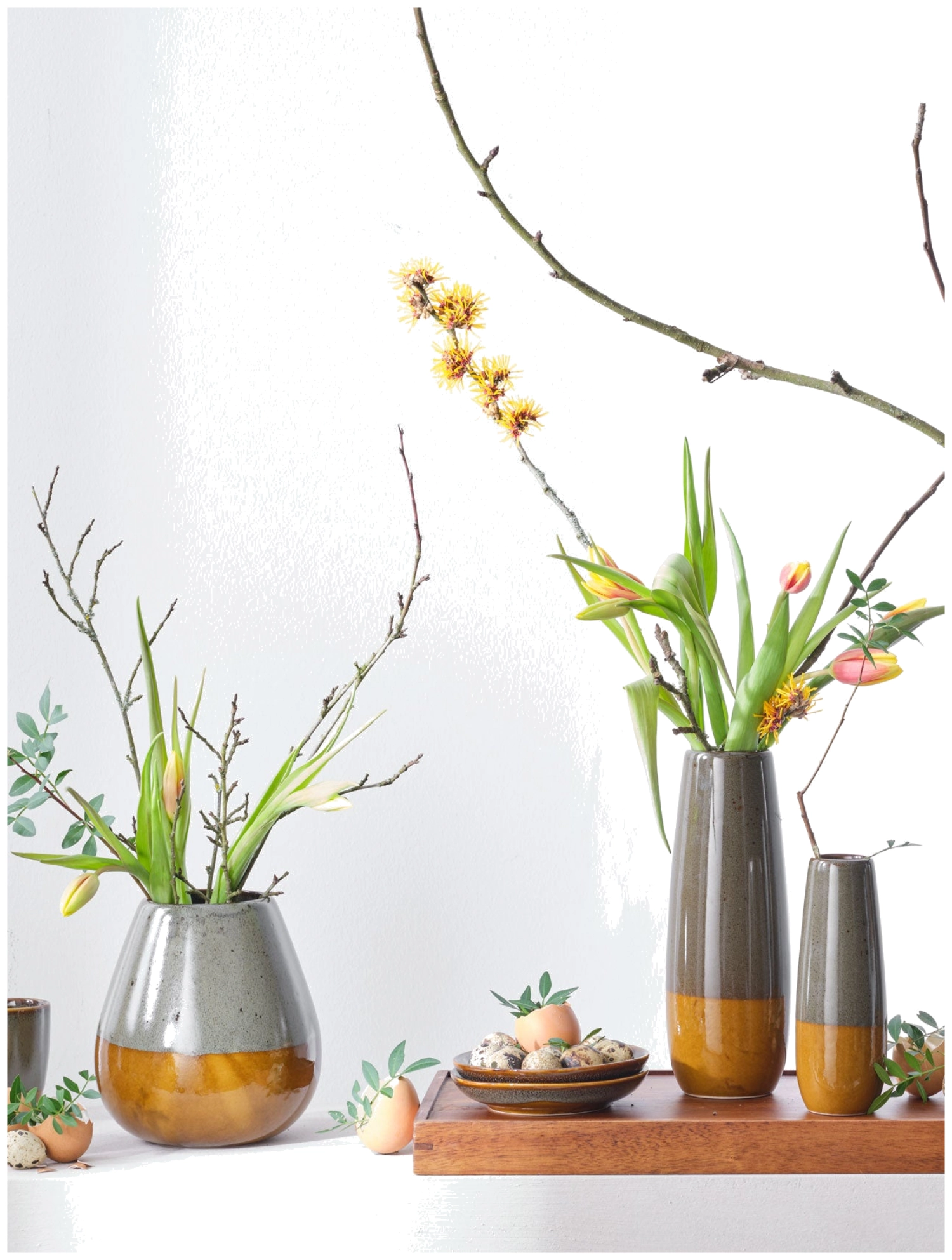 Vase platine