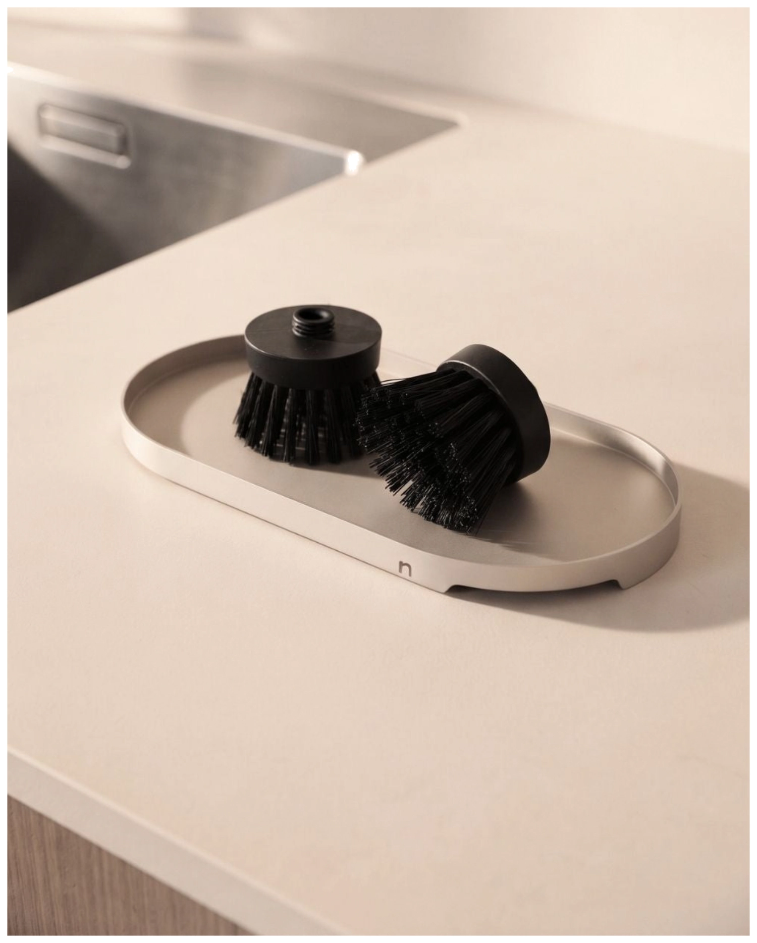 2er Set Wechselbürsten Kunststoff magnetisch