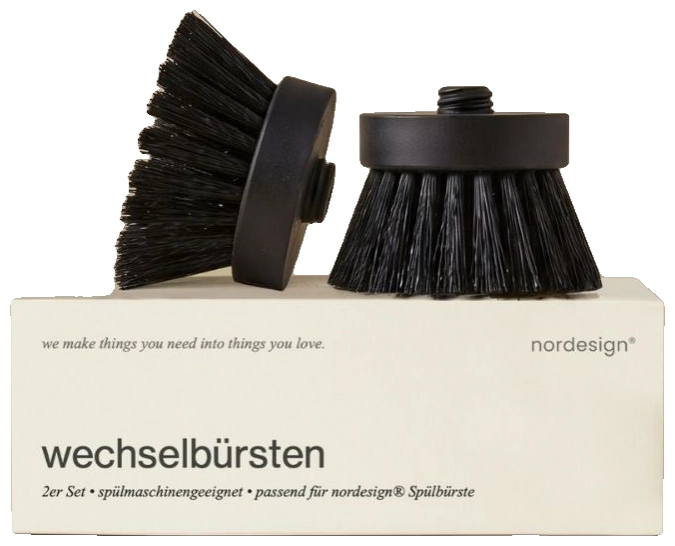 2er Set Wechselbürsten Kunststoff magnetisch