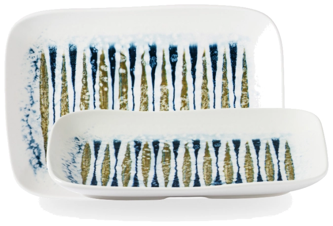 Fresco Shoal Blue Platte tief