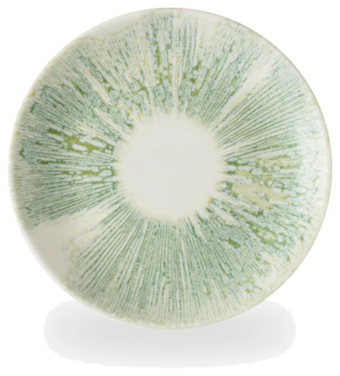 Lyra Green assiette coupe