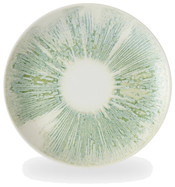 Lyra Green assiette coupe