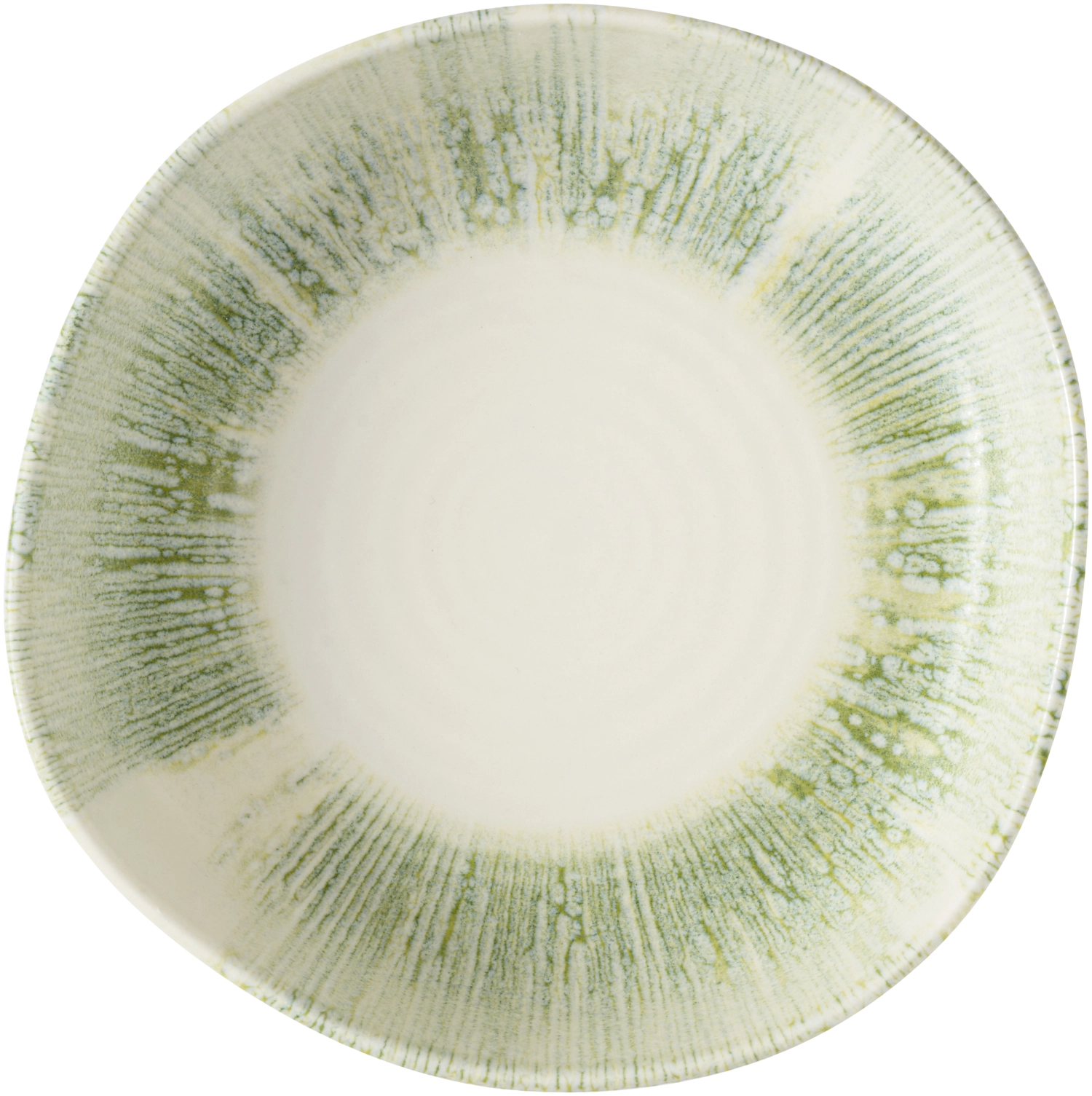 Lyra Green assiette Walled
