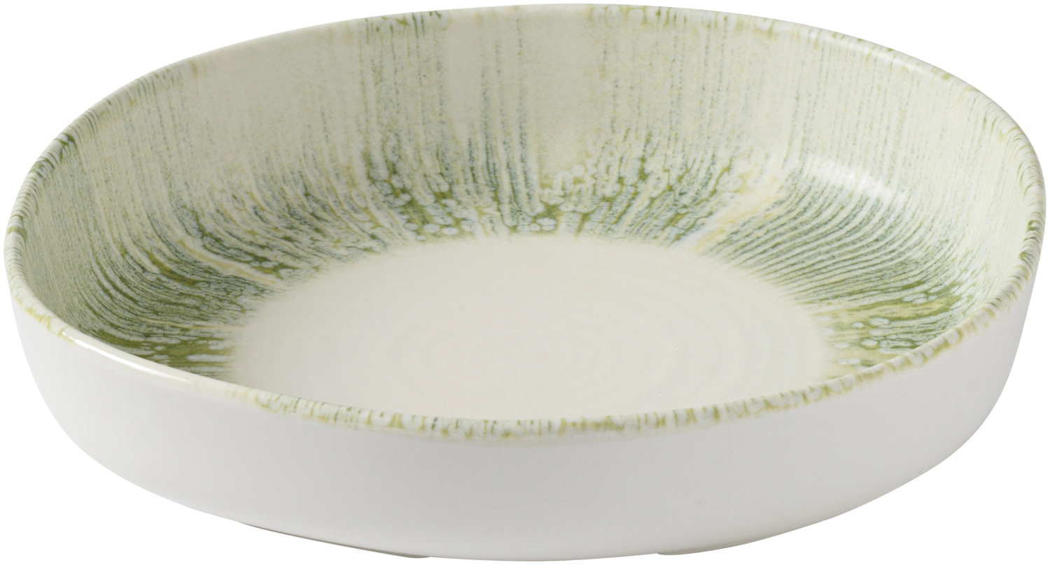 Lyra Green assiette Walled