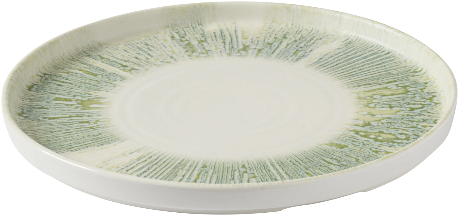 Lyra Green assiette Walled