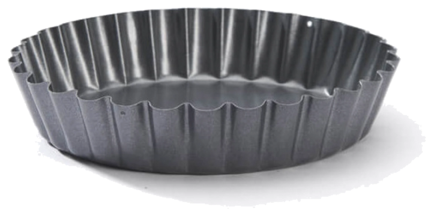 4er Set Backform Törtchen gerillt D12cm Antihaft