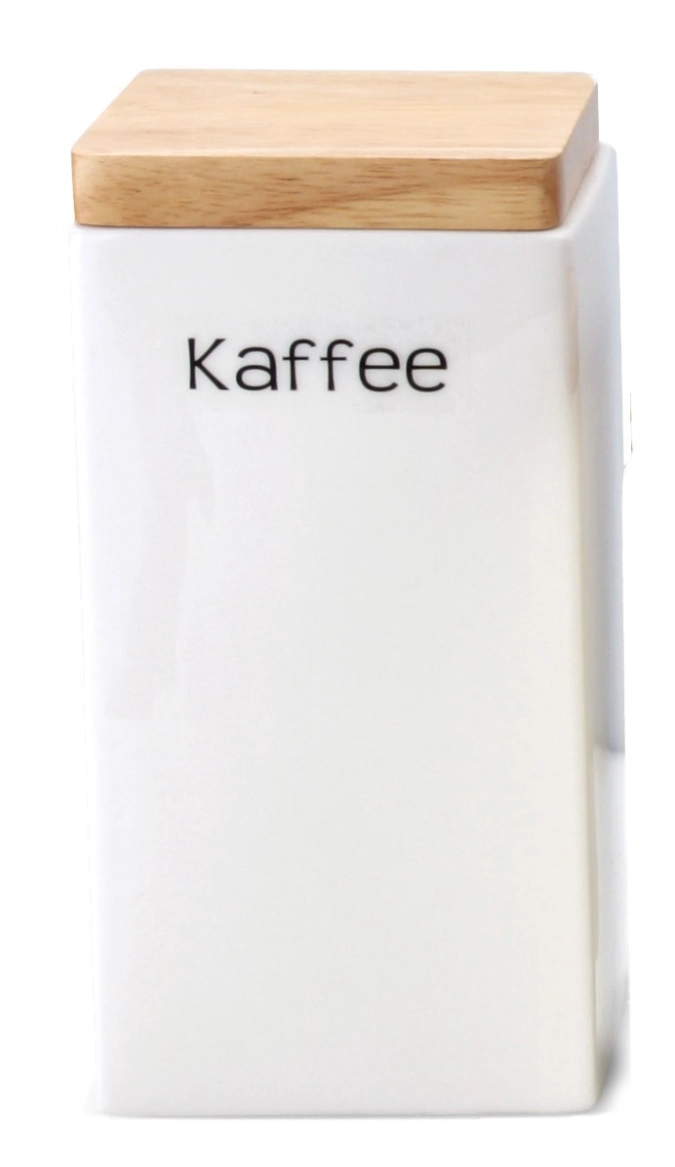 Vorratsdose mit Holzdeckel und Silikonring