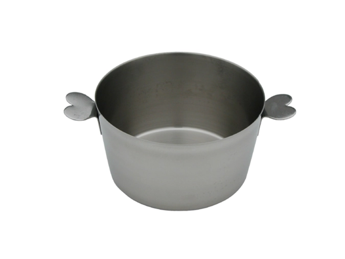 Forme Charlotten sans couvercle en acier inoxydable