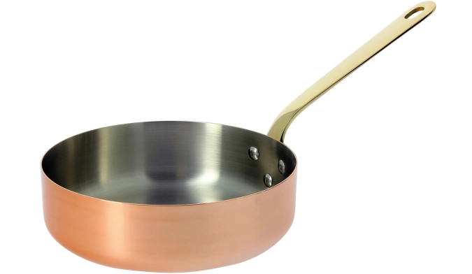 Inocuivre Sauteuse Cuivre avec poignée laiton