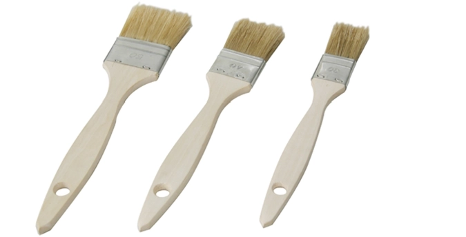 Pinceau de cuisson avec manche en bois