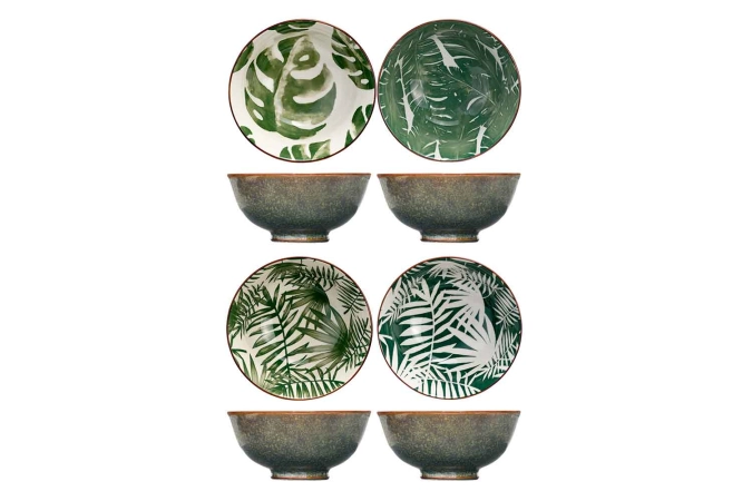 Jungle Schüssel 4 Assortiert