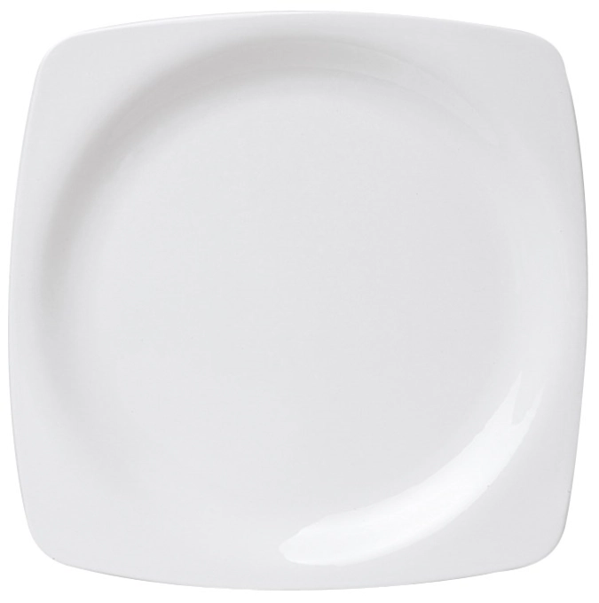 Assiette plate carrée