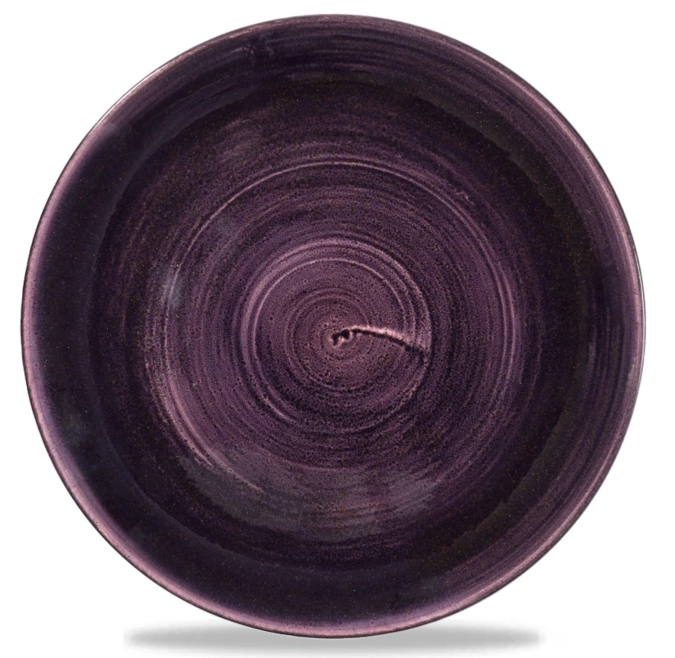 Stonecast Patina Deep Purple Coupe Teller flach