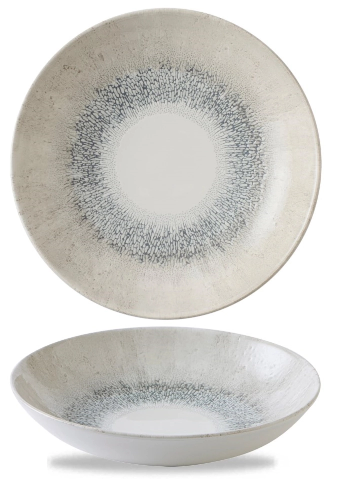 Assiette Coupe profonde Fusion Agate Grey