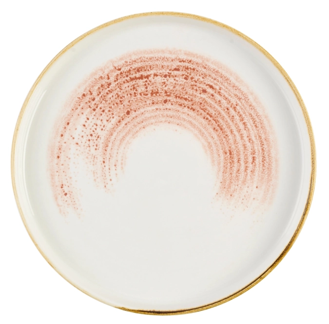 Assiette plate walled homespun accents