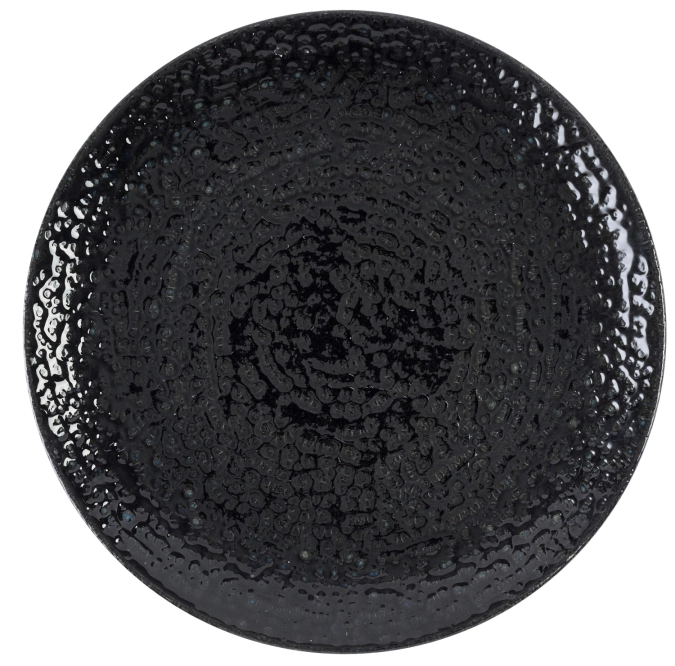 Assiette plate coupe homespun chroma
