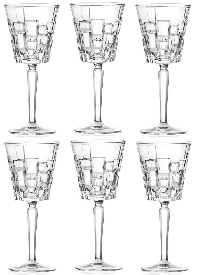 Lot de 6 verres à vin Etna