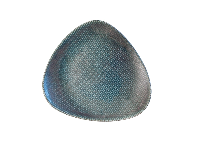 S.P. Astro Metallic Blue Triangel Teller flach