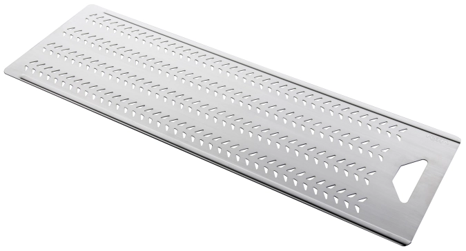 Pizzabrett Alu Pizza am Meter perforiert 40cm