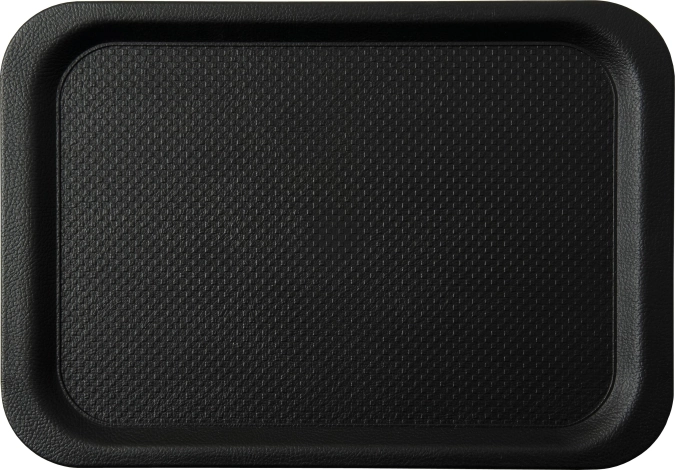 Plateau antidérapant rond